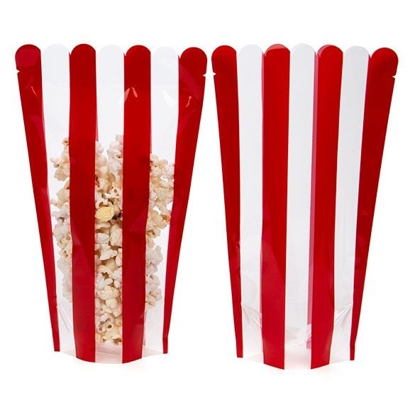 Stå upp påsar Popcornformad påse 15.2x8.9x22.9cm (100 st) [SP4P]