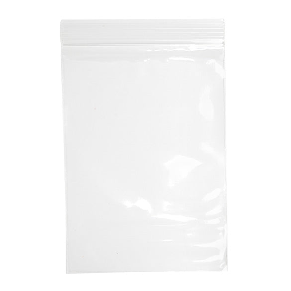 Blixtlåspåsar 12,5x18cm Kristallklart PP 50 mikron (100 st) [ZC57]