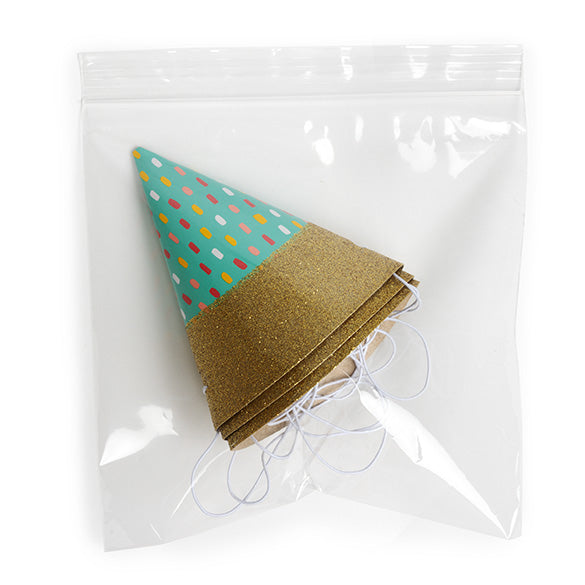 Blixtlåspåsar 15x15cm Kristallklart PP 50 mikron (100 st) [ZC66]