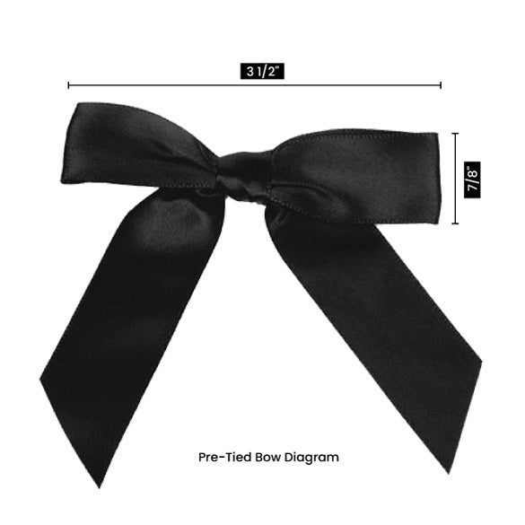 Bågar förbunden Metallisk Silver 2,2cm (100 st) [BOW7MS]