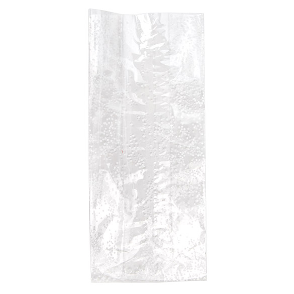 Tryckta Påsar små Prickar Vit 12,5x8x29 cm med Sidoinvik (100 st) [G5SW]