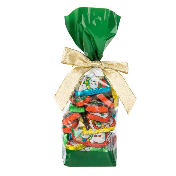 Tryckta Påsar Grön 6,7x4,8x27,3cm med Sidoinvik (100 st) [G2GR]