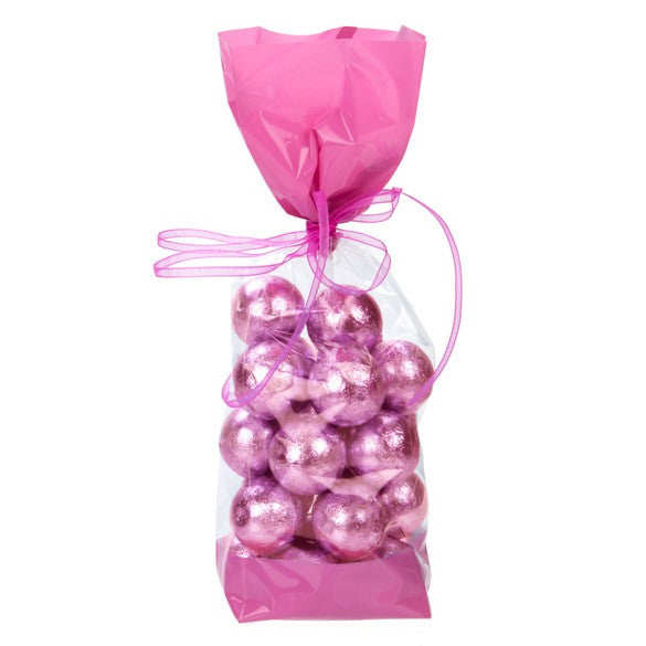 Tryckta Påsar Rosa 6,7x4,8x27,3cm med Sidoinvik (100 st) [G2PK]