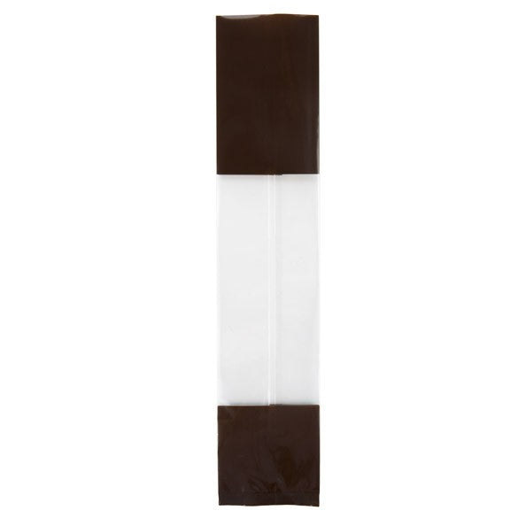Tryckta Påsar Brun 5,1x4,8x24,1cm med Sidoinvik (100 st) [G1BN]