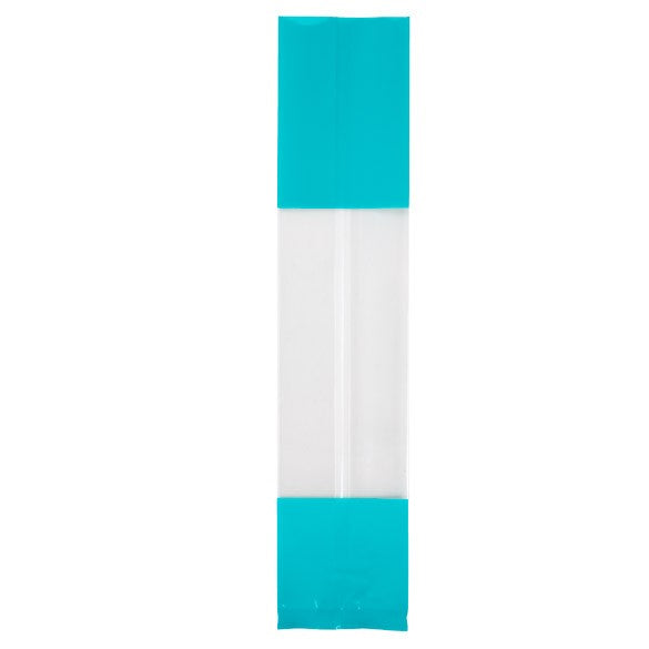 Tryckta Påsar Turkos 5,1x4,8x24,1cm med Sidoinvik (100 st) [G1TL]