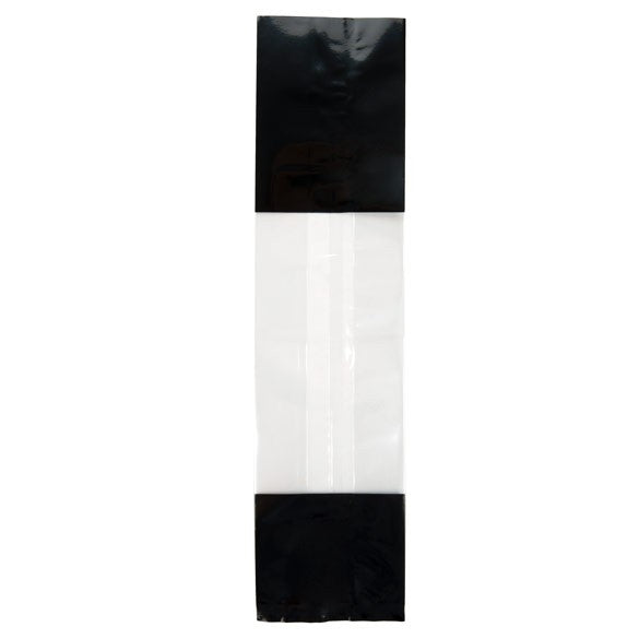 Tryckta Påsar Svart 6,7x4,8x27,3cm med Sidoinvik (100 st) [G2BK]