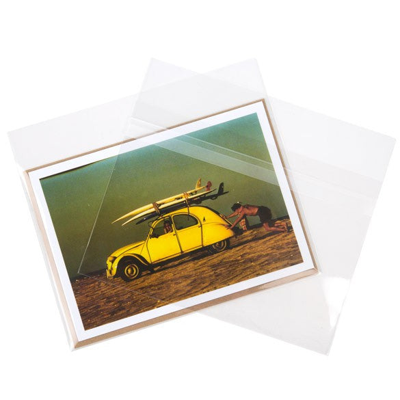 Plastpåsar 18,9x13,4cm Transparent med Tejpremsa (100 st) [B5PC]