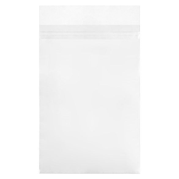 Plastpåsar för Serietidningar 17,5x26 + 3cm Transparent med Tejpremsa (100 stycken [COMIC1PC]