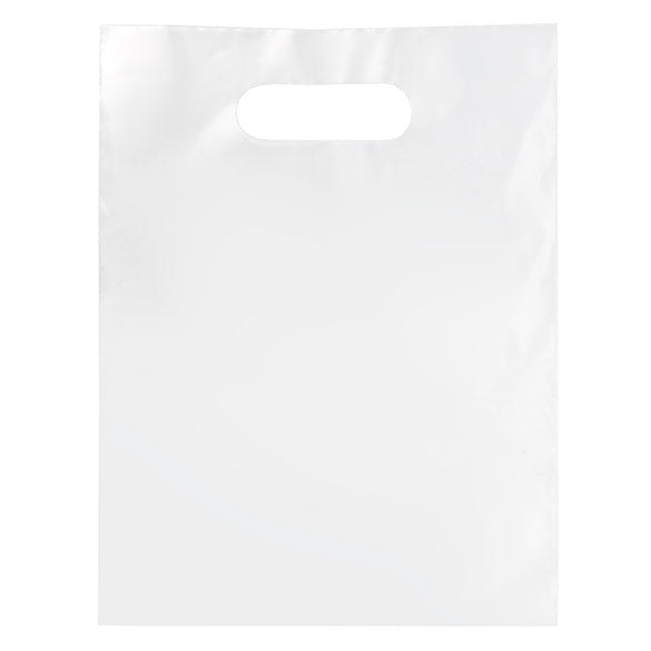 Handtagspåse frostat 2,25 Mil, 20% återvunnet innehåll 22,9x30,5cm (100 st) [H912FT1R]