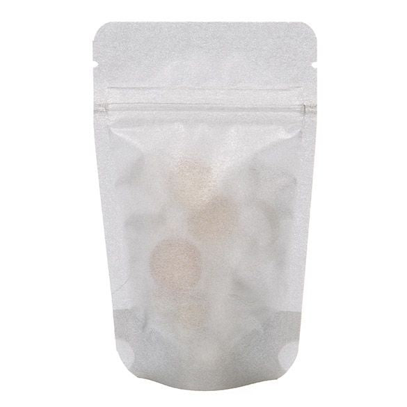 Stå upp påsar Rispapper Silver 7,9x5,1x13cm | 28 gram (100 st) [ZBGR1SS]