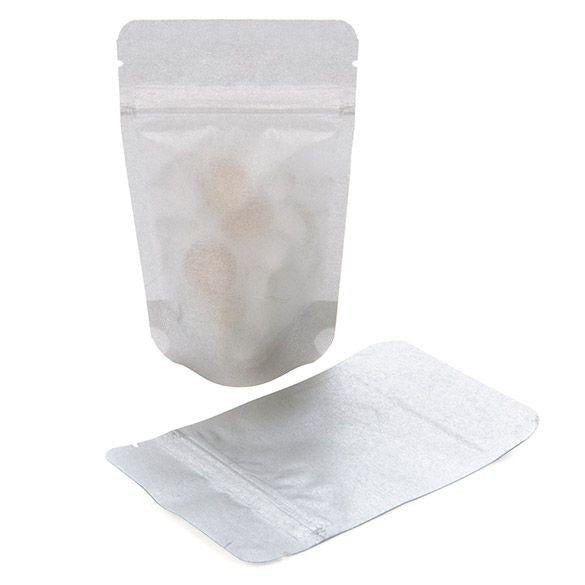 Stand Up Pouches Rice Paper Silver 7.9x5.1x13cm | 28 grams