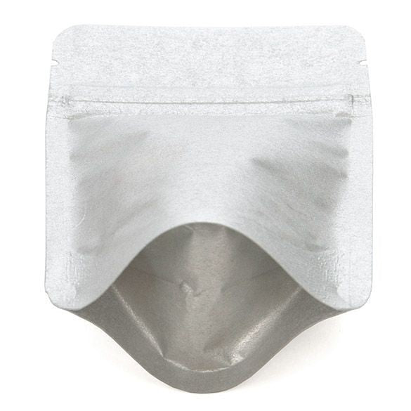 Stå upp påsar Rispapper Silver 7,9x5,1x13cm | 28 gram (100 st) [ZBGR1SS]