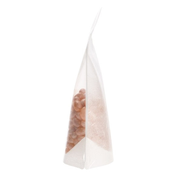 Stå upp påsar Rispapper Transparent/Vit 11,9x7,6x18,4cm | 114 gram (100 st) [ZBGR46WC]