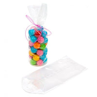 Plastic Bags round Bottom 7x25.4cm 40 micron and with White Insert