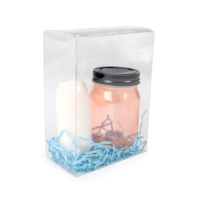 rPET Crystal Klart Pop & Lock Box 13,7x7,6x18,7 cm (25 st) [PLB67R]