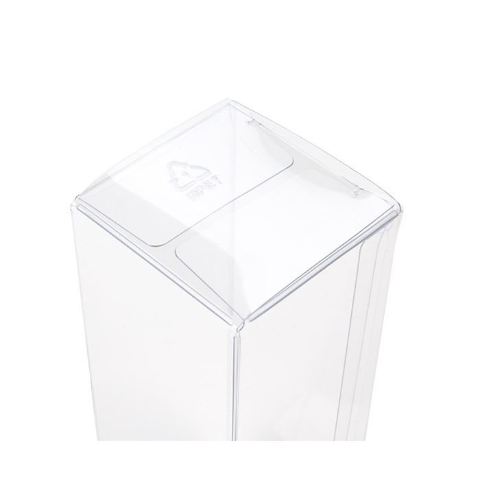rPET Crystal Klart Pop & Lock Box 5,1x5,1x15,2 cm (25 st) [PLB137R]