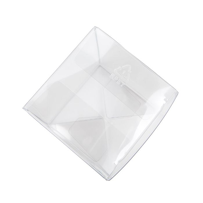 rPET Crystal Klart Pop & Lock Box 6,4x6,4x9,2 cm (25 st) [PLB140R]