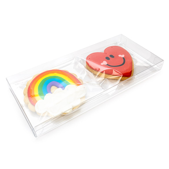 Kristallklara Plastlådor rPET 10,8x2,1x24,3cm (25 st) [FB128R]