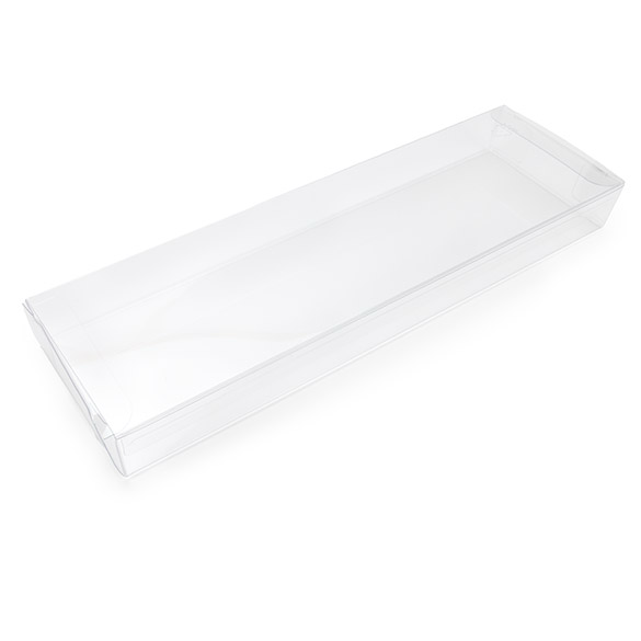 Kristallklara Plastlådor rPET 7,6x2,5x25,4cm (25 st) [FB301R]