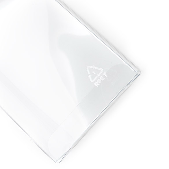 Kristallklara Plastlådor rPET 7,6x2,5x25,4cm (25 st) [FB301R]