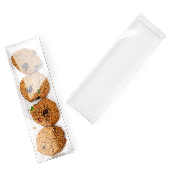 Kristallklara Plastlådor rPET 7,6x2,5x25,4cm (25 st) [FB301R]