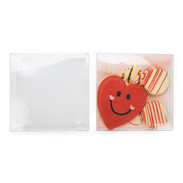 Kristallklara Plastlådor rPET 13x2,5x12,9cm (25 st) [FB47R]