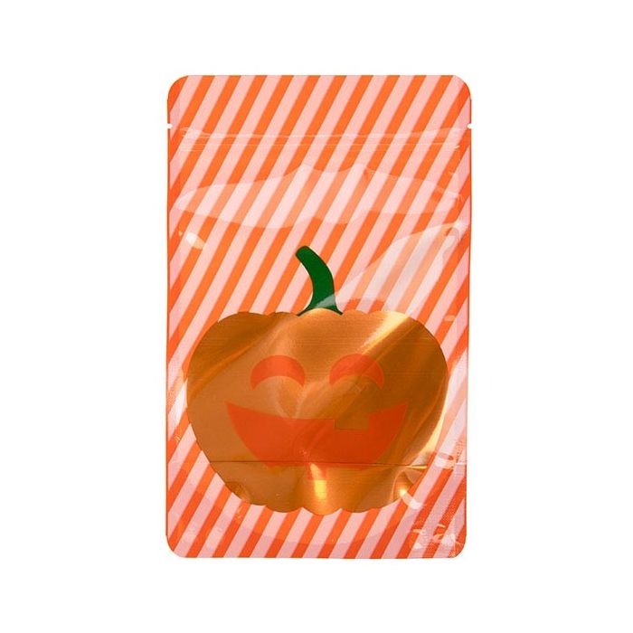Stå upp påsar Orange pumkin 13x7,9x20,6cm (25 st) [ZBGW3P]