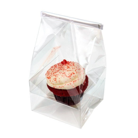 Cupcakepåsar för singlar 10,2x10,2x22,9cm (100 st) [CBG1XL]