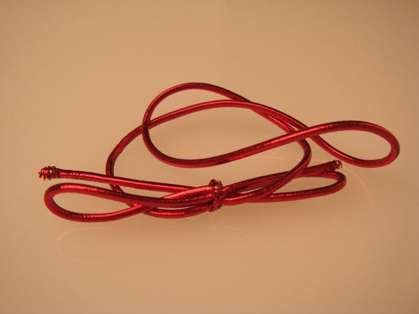 Resårband Metallisk Röd 40,5cm (50 st) [16MR]