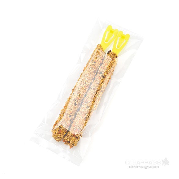 Plastpåsar "Heat Seal" 7,7x20,3cm laminerade (100 st) [SLB38]