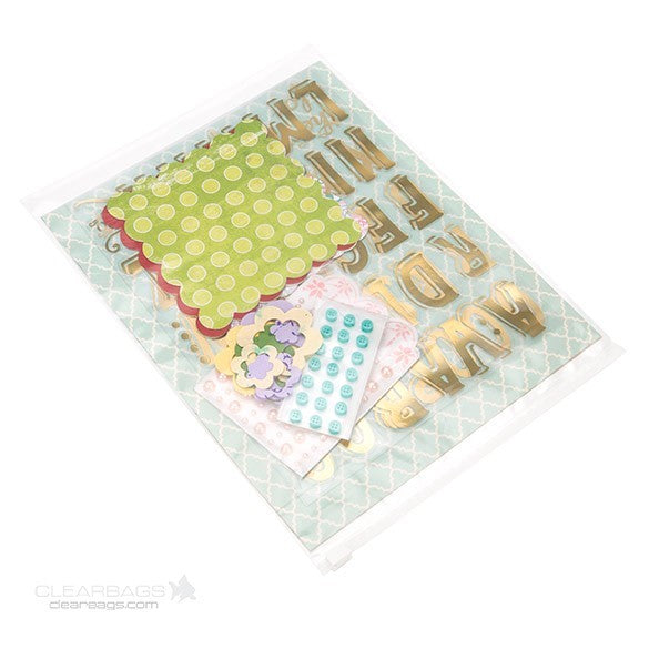 Påsar med Glidlås i plast 25,4x33cm 75 mikron (100 st) [3SZ1013]