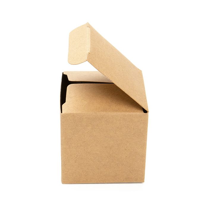 Kraft Pop & Lock-box 5x5x5 cm (25 st) [PLB104K]