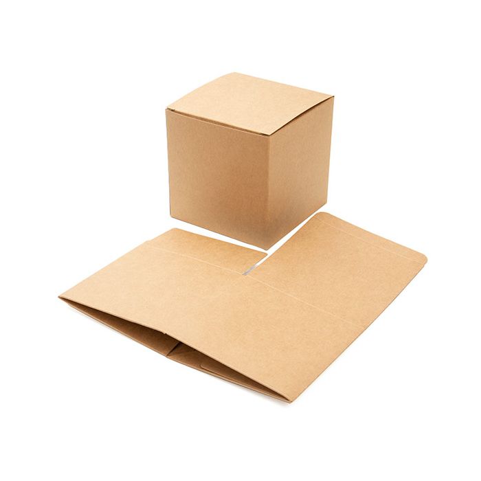 Pop & Lock Box Kraft 10,2x10,2x10,2cm (25 st) [PLB56K]