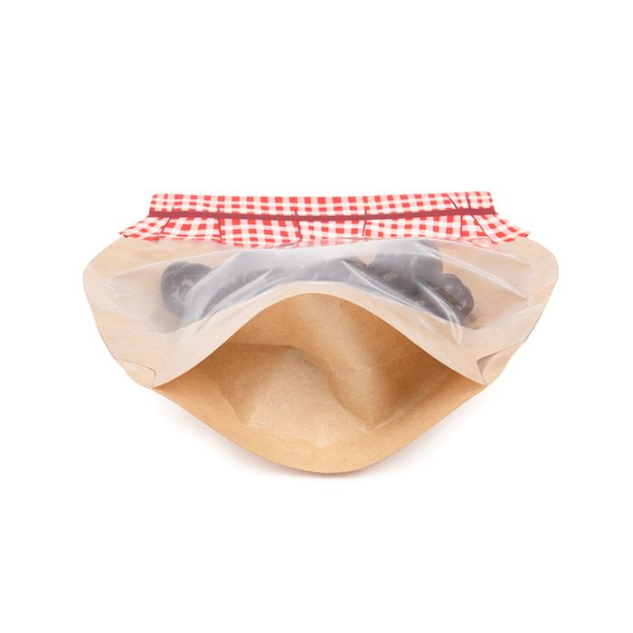 Stå upp påsar Form av syltburk 14,1x7,6x15,2 cm (100 St) [SP3JMZ]