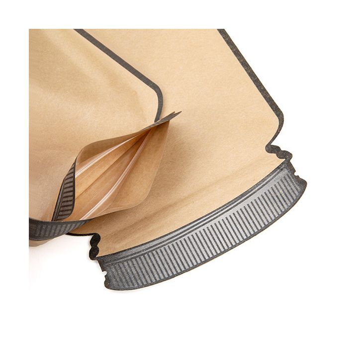 Påse Kraft i form av murarkruka 13x7,6x20,6 cm (100 st) [SP3KZ]