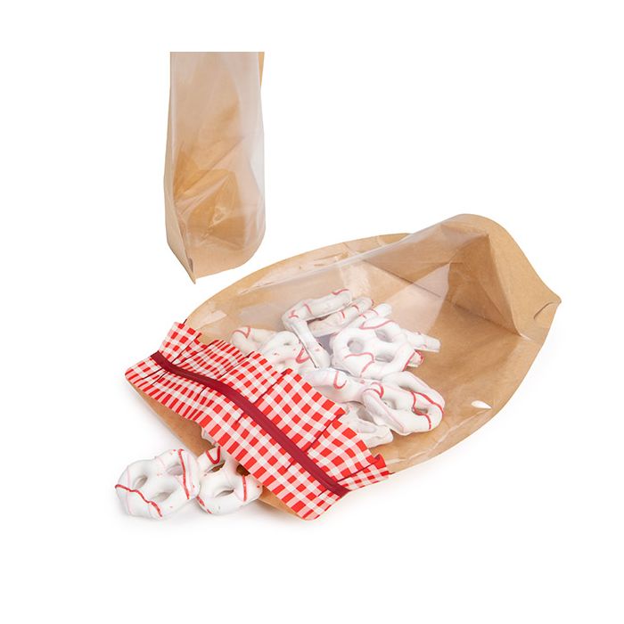 Stå upp påsar Syltburk Form 19,7x7,6x20,3 cm (100 St) [SP7JMZ]