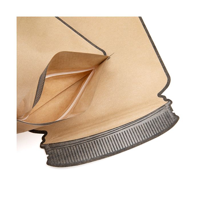 Påse Kraft i form av murarkruka 15,2x7,9x25,4 cm (100 st) [SP7KZ]