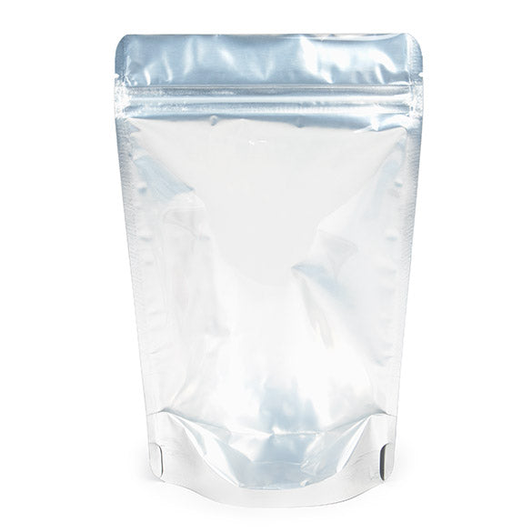 Stå upp påsar Transparent/Silver 14,5x8x23cm | 170 gram (100 st) [ZBGS58]