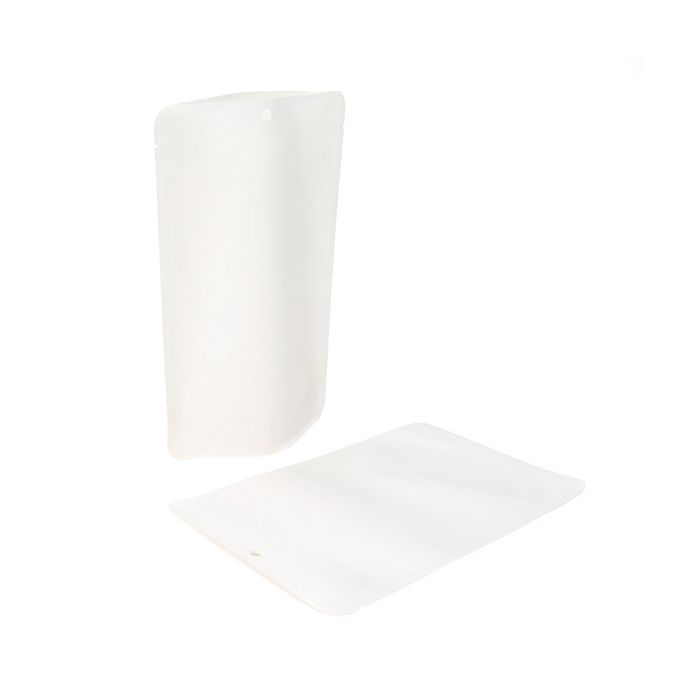 Stand Up Pouch Kraft White Eco-fiendly 13x7,9x20,6 cm (100 pieces) [SUPEK3W]