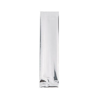 Plastic Bags Silver 5x20.3cm Metallised and Sealable
