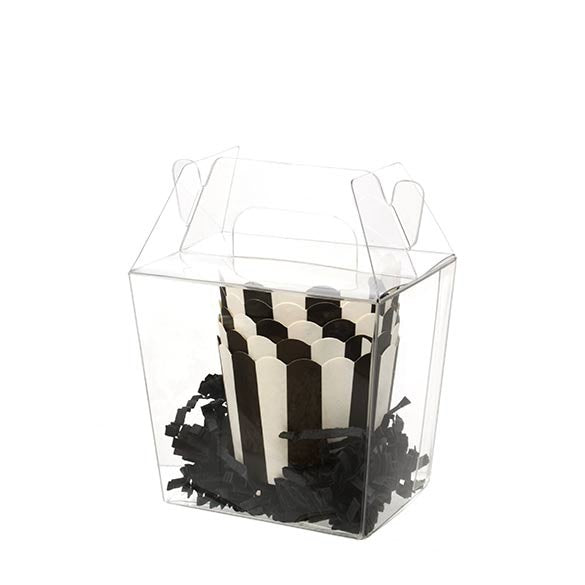 Plastlådor för Takeout 8,7x6,4x7,9cm (25 st) [FS283]