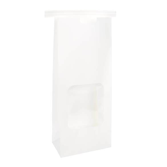 Kraftpåsar Vit med stängning 10,8x6,4x26,7cm (100 st) [TTW2W]
