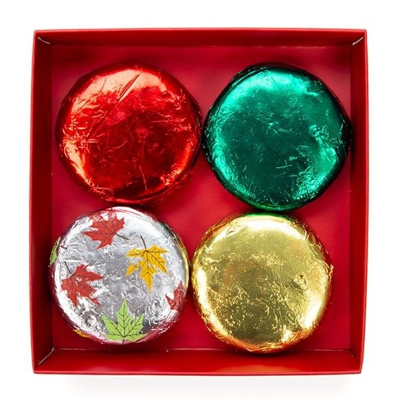 Röda kraftpapperslådor med botten 10,5x2,5x10,8 cm (25 st) [RD99]