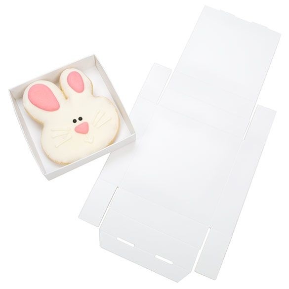 Vita kraftpappersboxar med botten 10,5x2,5x10,8 cm (25 st) [WH99]