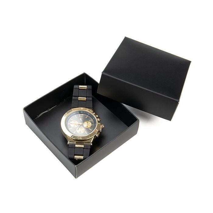 Svarta Kraft-presentlådor botten 7,9x2,5x8,3 cm (25 st) [BK356]