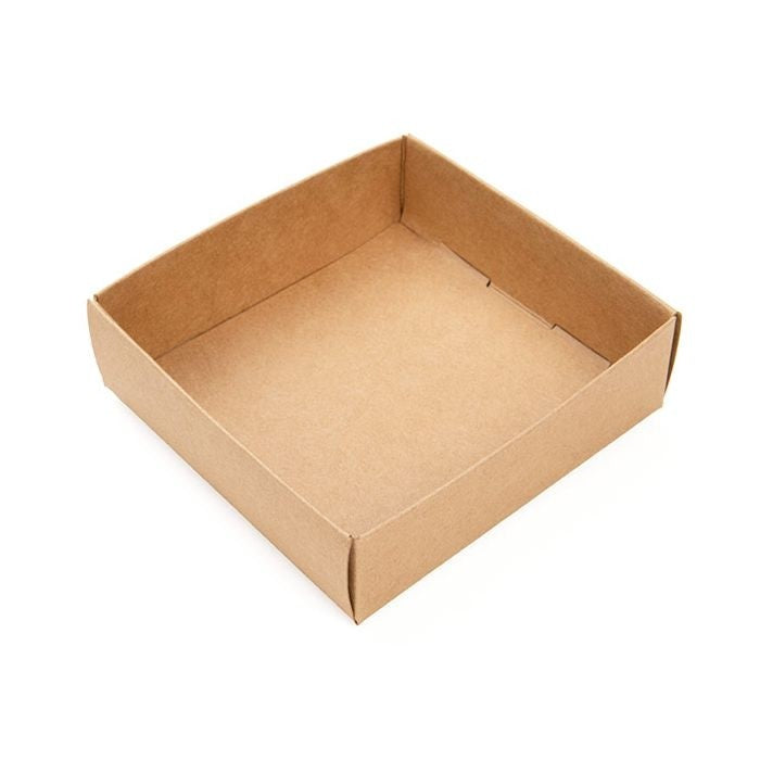 Kraft presentförpackningar botten 7,9x2,5x8,3cm (25 st) [KR356]
