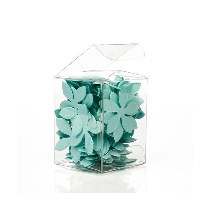 Plastlådor 3,8x3,8x5,1cm Kristallklart (50 st) [VB291]