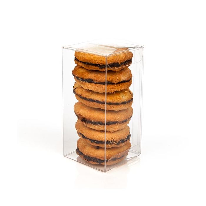 Plastlådor 5,1x5,1x10,2cm Kristallklart (50 st) [VB296]