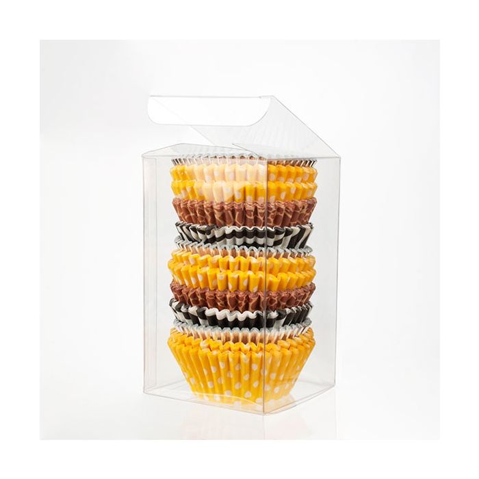 Plastlådor 7,6x7,6x12,7cm Kristallklart (50 st) [VB299]