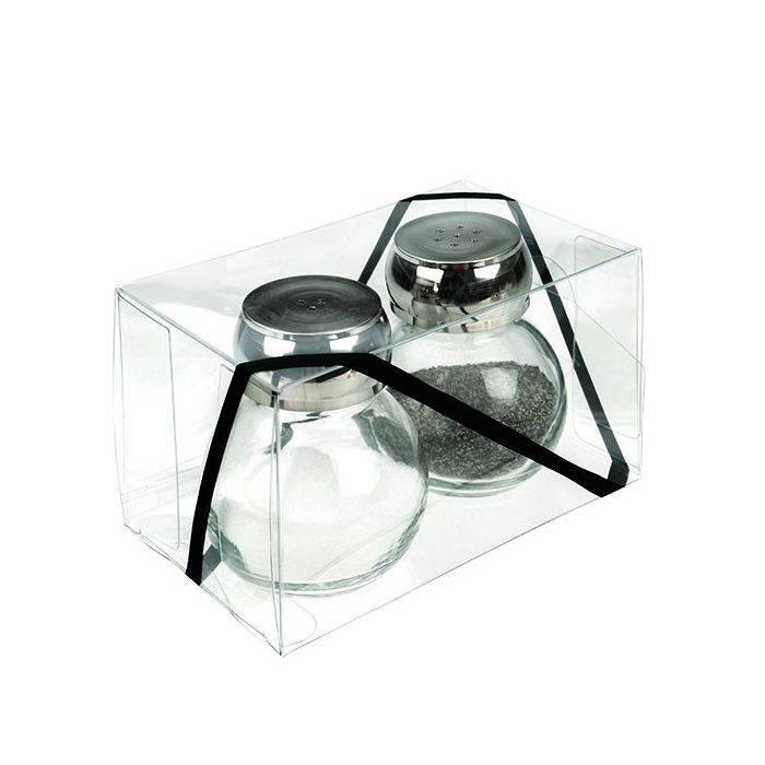 Plastlådor 7,6x7,6x12,7cm Kristallklart (50 st) [VB299]